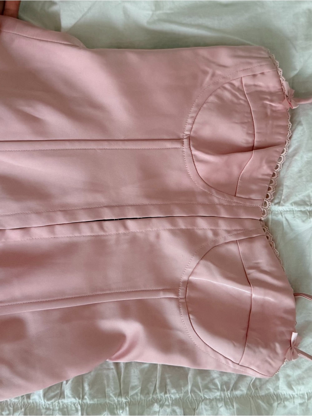 Pink Satin Slip Dress - Women's Intimates